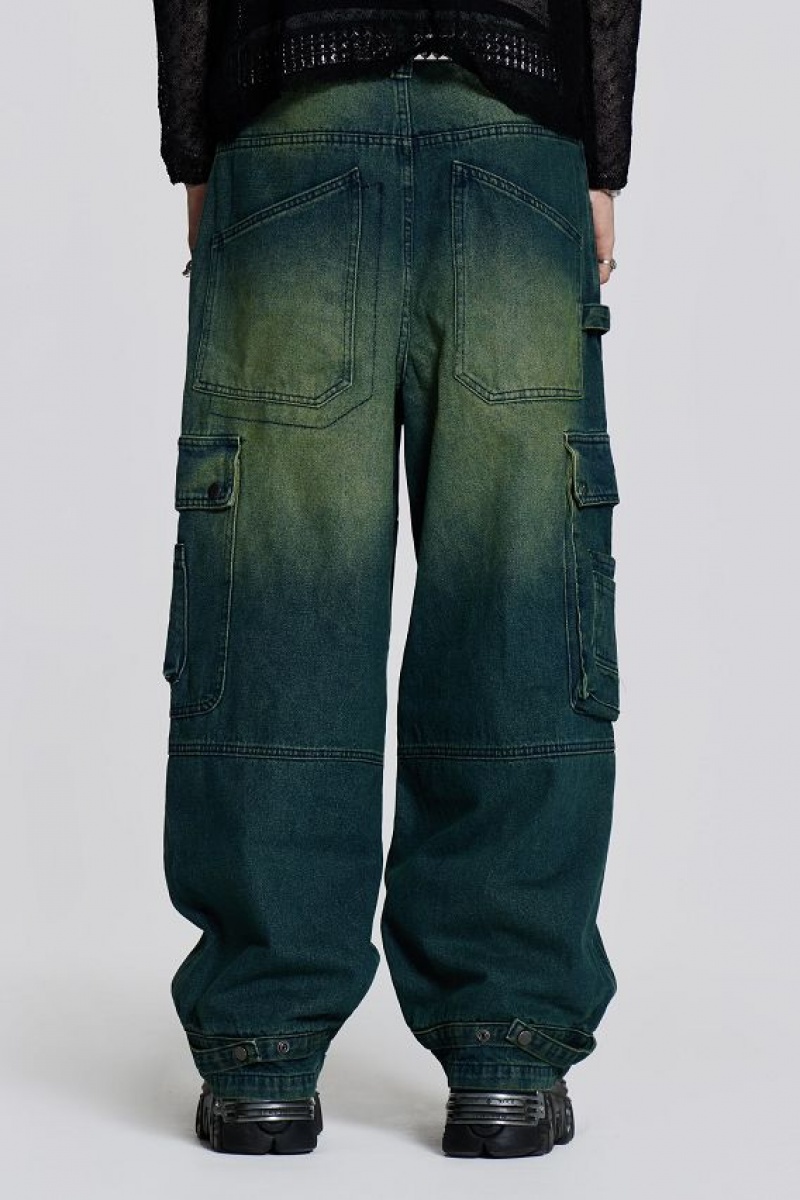 Jadedlondon Sandblast Monster Cargo Jeans | JADLDN24530