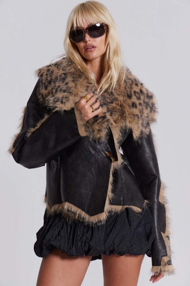 Jadedlondon Seone Faux Fur Jacket | JADLDN24193