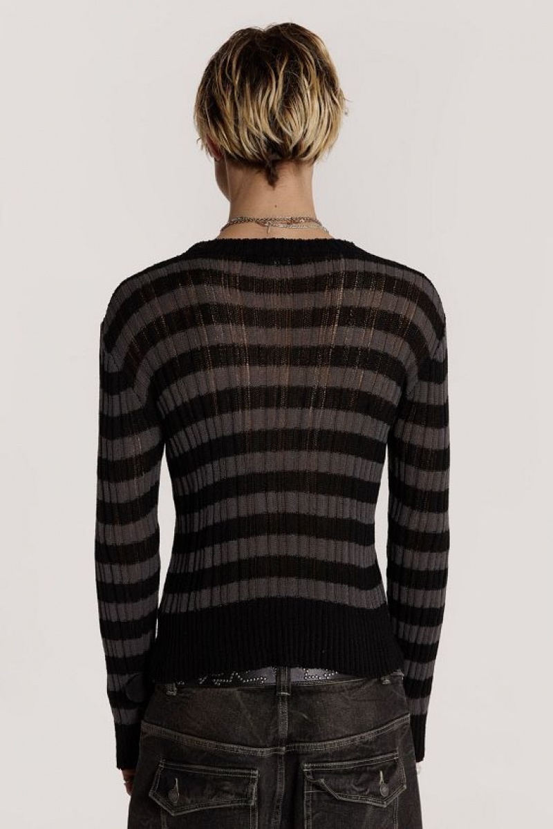 Jadedlondon Striped Eclipse Jumper | JADLDN24810