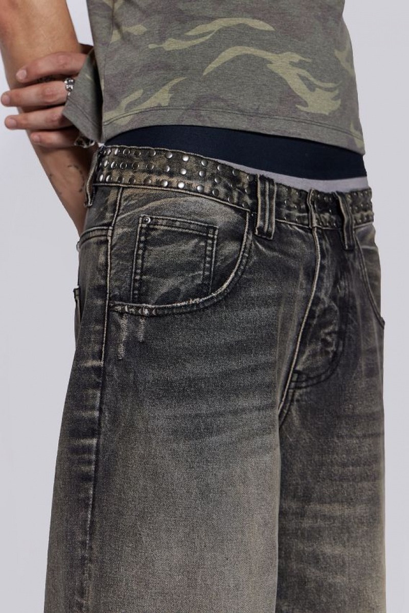 Jadedlondon Stud Colossus Jeans | JADLDN24508