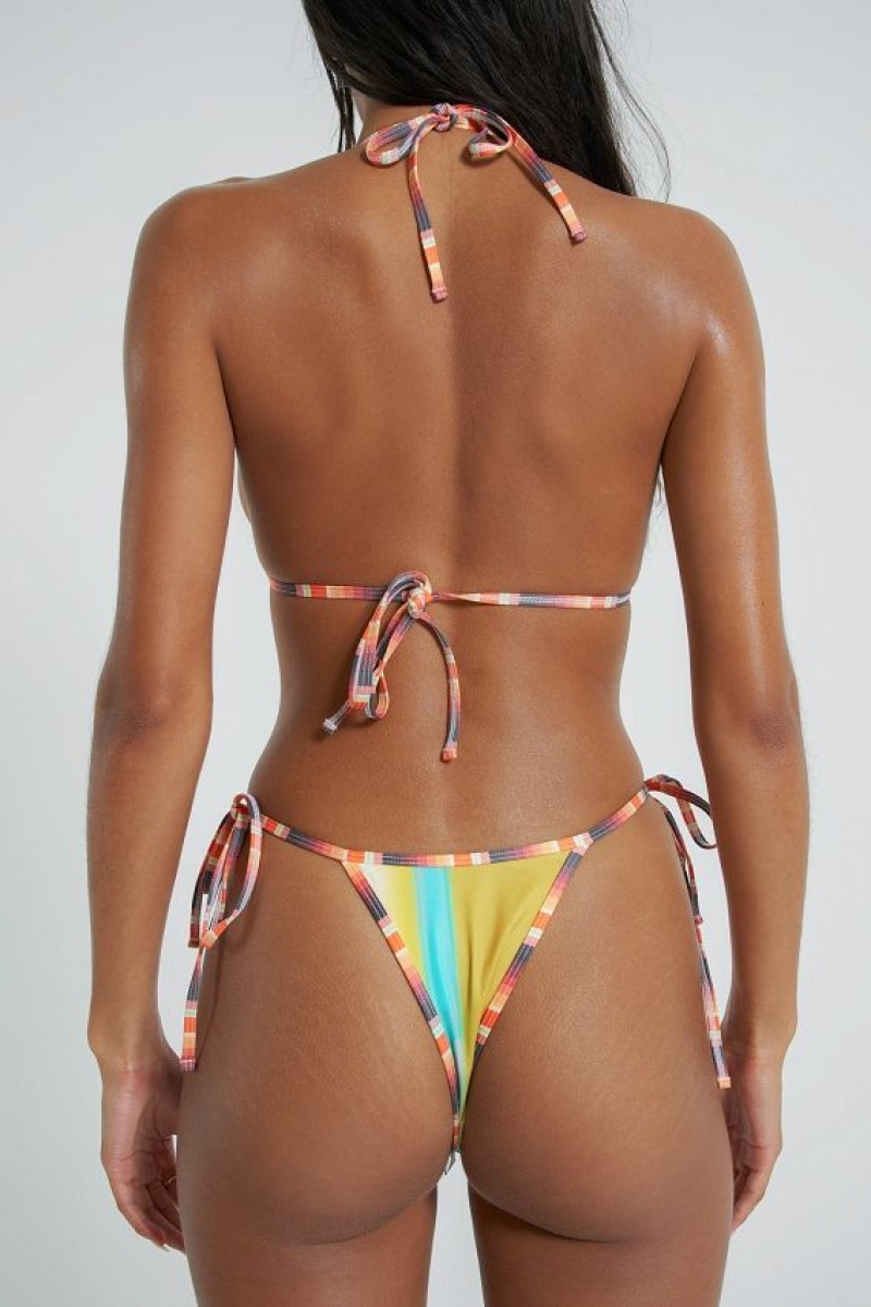 Jadedlondon Sunset Micro Bikini Bottoms | JADLDN24329