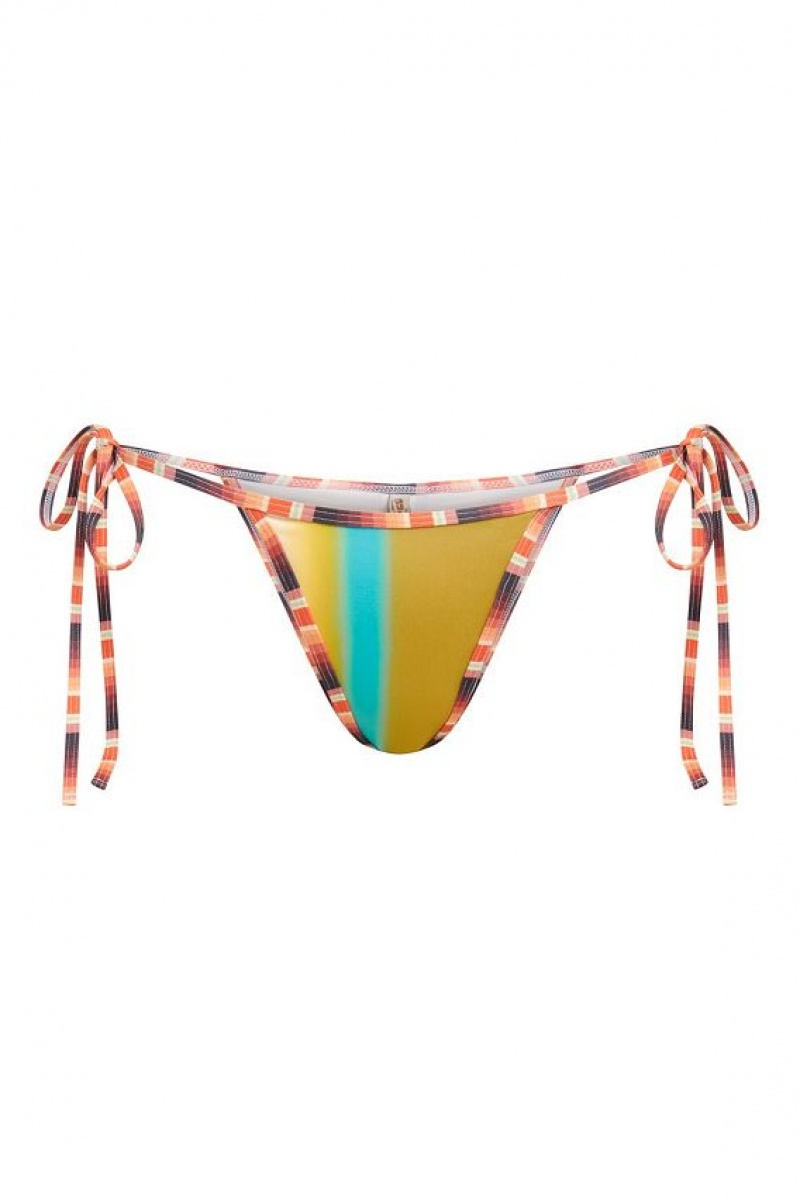 Jadedlondon Sunset Micro Bikini Bottoms | JADLDN24329