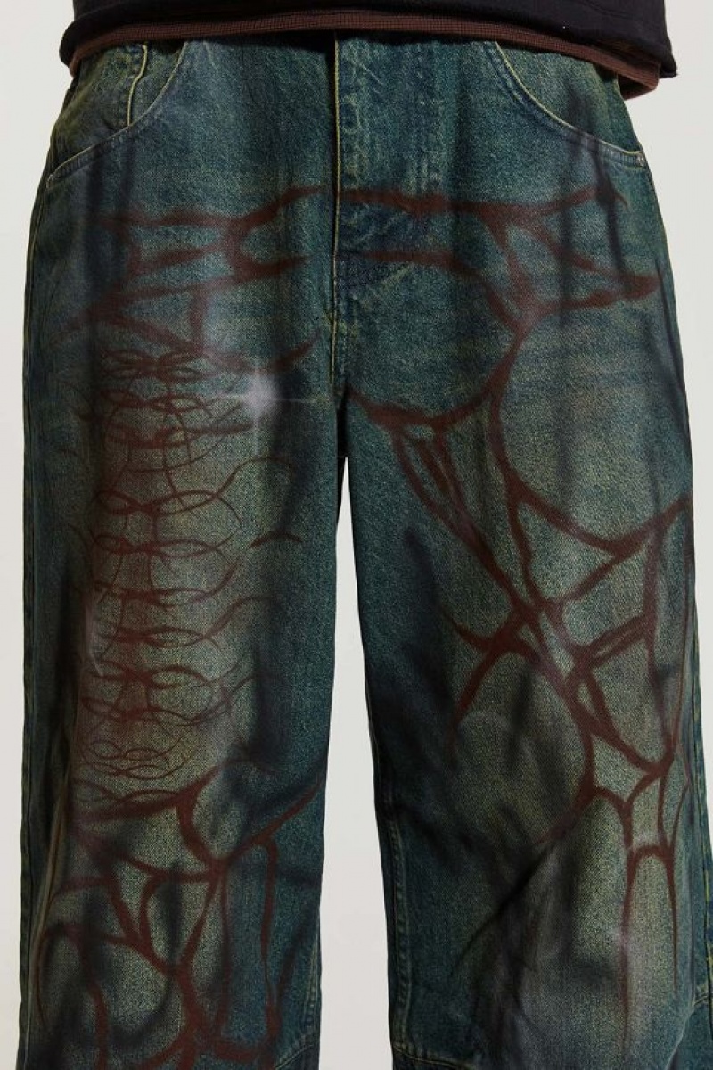 Jadedlondon Through The Trees Baggy Jeans | JADLDN24476