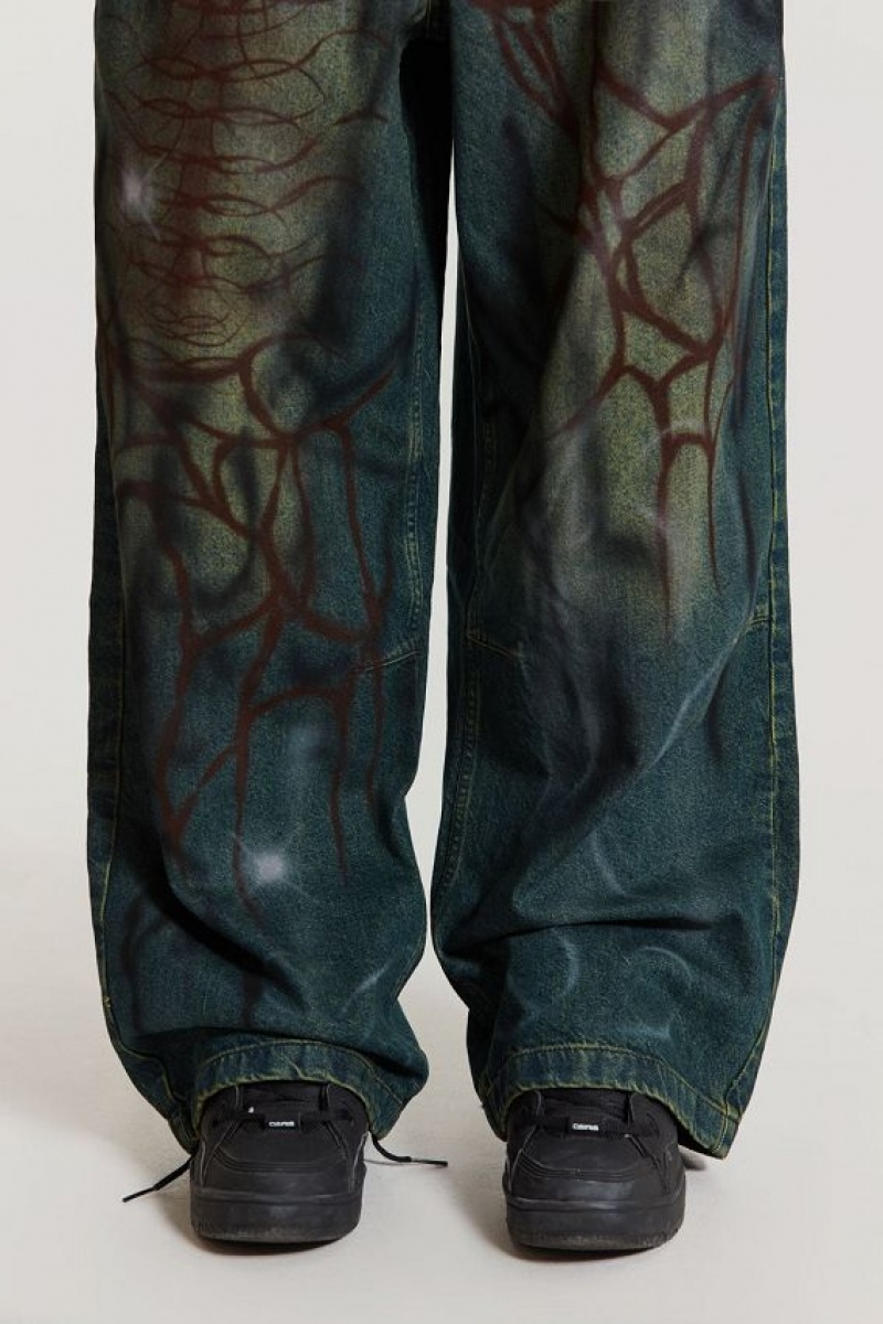 Jadedlondon Through The Trees Baggy Jeans | JADLDN24476