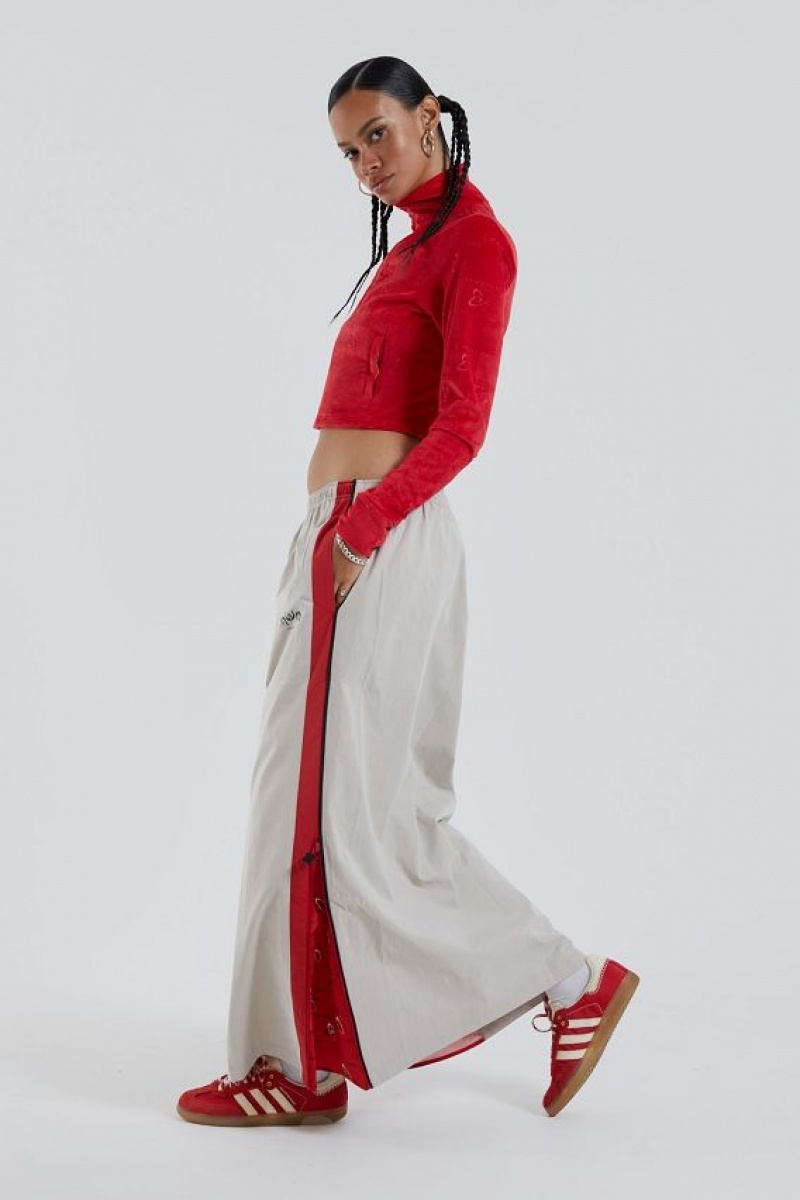 Jadedlondon Uptown Windbreaker Maxi Skirt | JADLDN24201