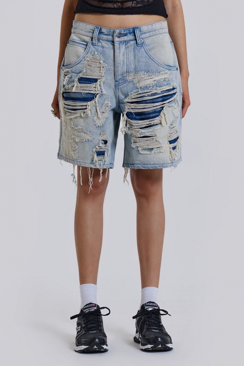 Jadedlondon Vault Denim Shorts | JADLDN24149